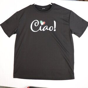 Ciao! Ladies XL Black T Shirt Italian